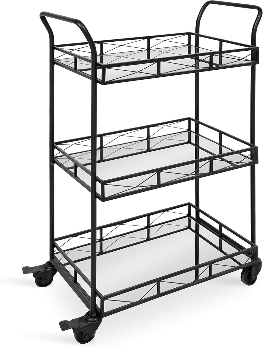 Metal Tray Bar Cart U8178