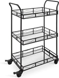 Metal Tray Bar Cart U8178