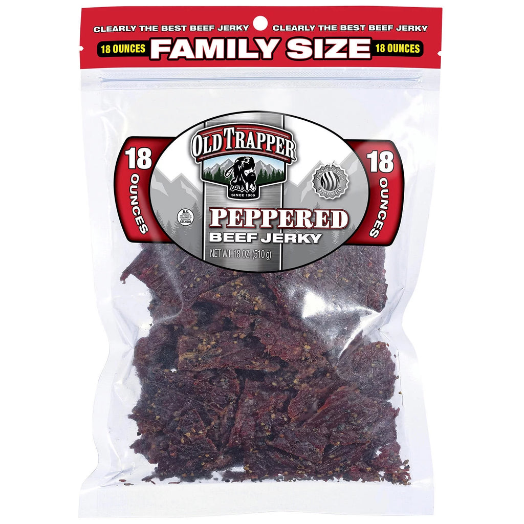 Peppered Beef Jerky (18 Ounce) W642