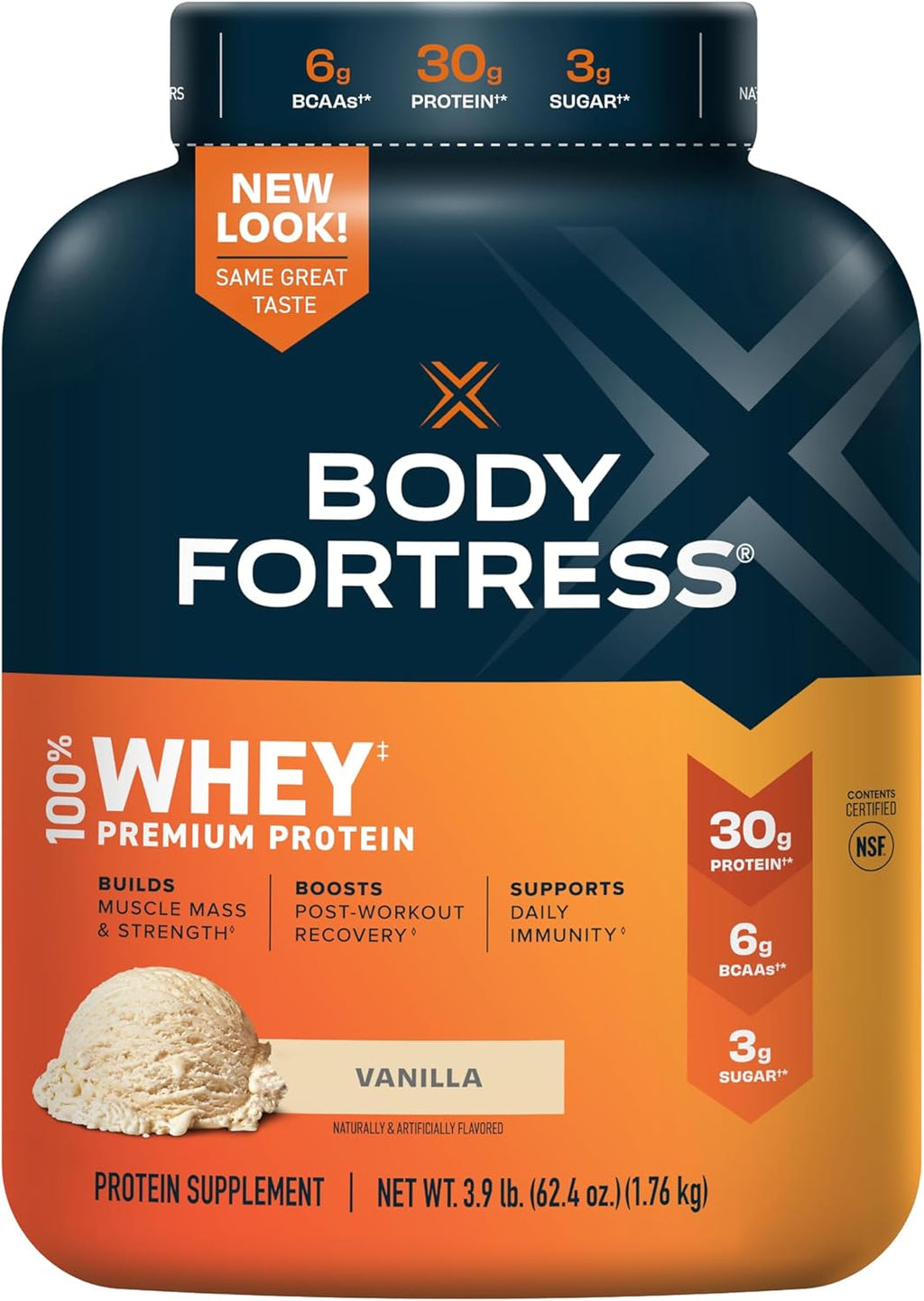 Vanilla Whey Protein Powder 1.78lbs and Creatine Monohydrate Powder 500G V975014