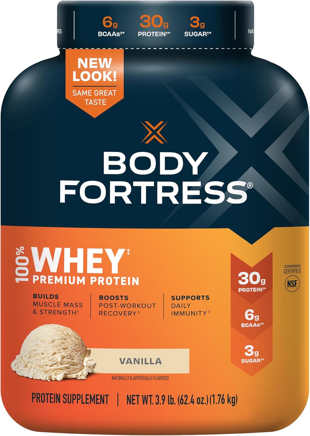Vanilla Whey Protein Powder 1.78lbs and Creatine Monohydrate Powder 500G V975014