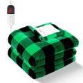 Red Plaid Electric Heated Throw Blanket I685676