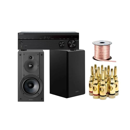 5.2-Channel AV Receiver with Bookshelf Speakers Bundle Q455