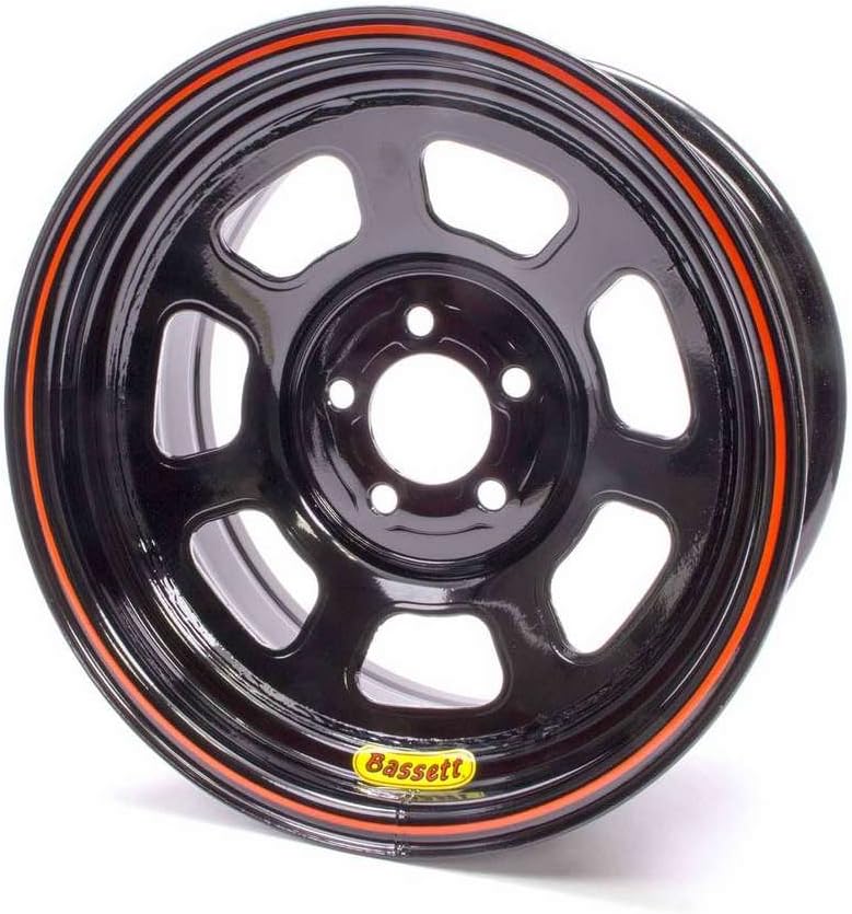 Black Steel 14 x 7 in D-Hole Lightweight Wheel P7590