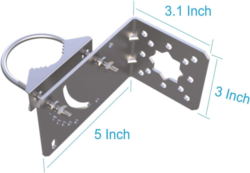 Antenna Pole Mount with U-Bracket Assembly U47156