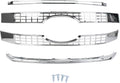 Chrome Front Hood Bumper Grille 4PCS J8184
