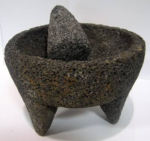 Lava Stone Mortar & Pestle Molcajete R23357