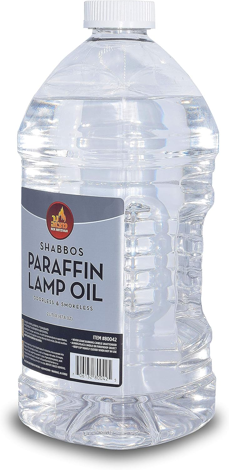 Clear Smokeless Odorless Paraffin Lamp Oil - 2 Liter (67.6 oz) M6461