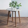 Round Marble Bistro Dining Table J7511