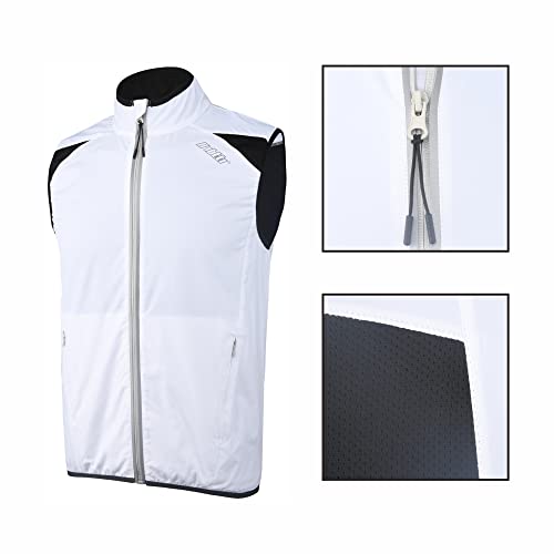 Men's Cycling Running Vest Sleeveless Windbreakers With Two side Pockets A2061