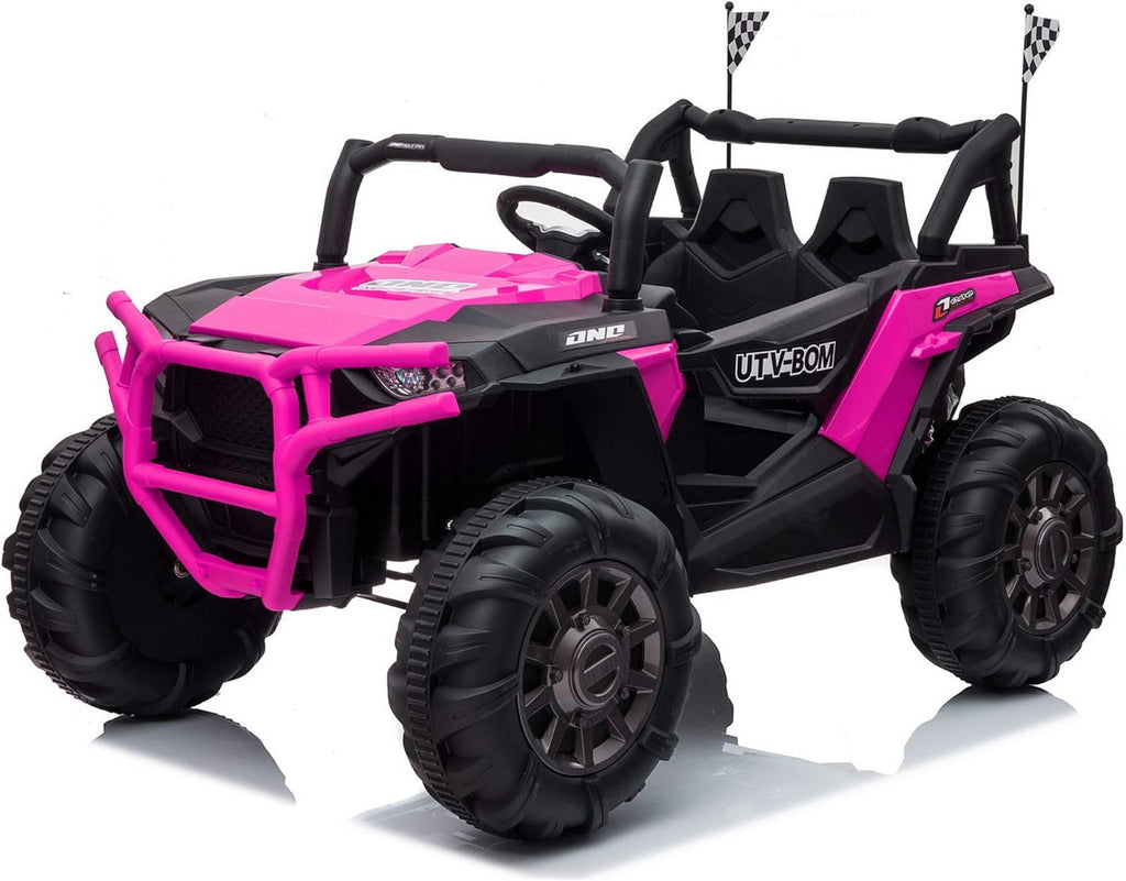 Rose Red Electric Ride-On Car SUV with Remote Control B5507