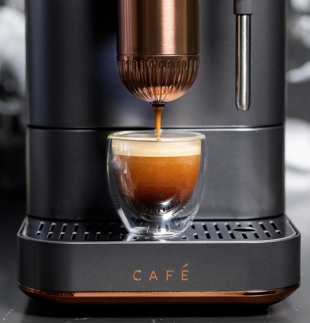 Automatic Espresso Machine with Milk Frother and Bean Grinder, Matte Black, 1.2 Liter F329