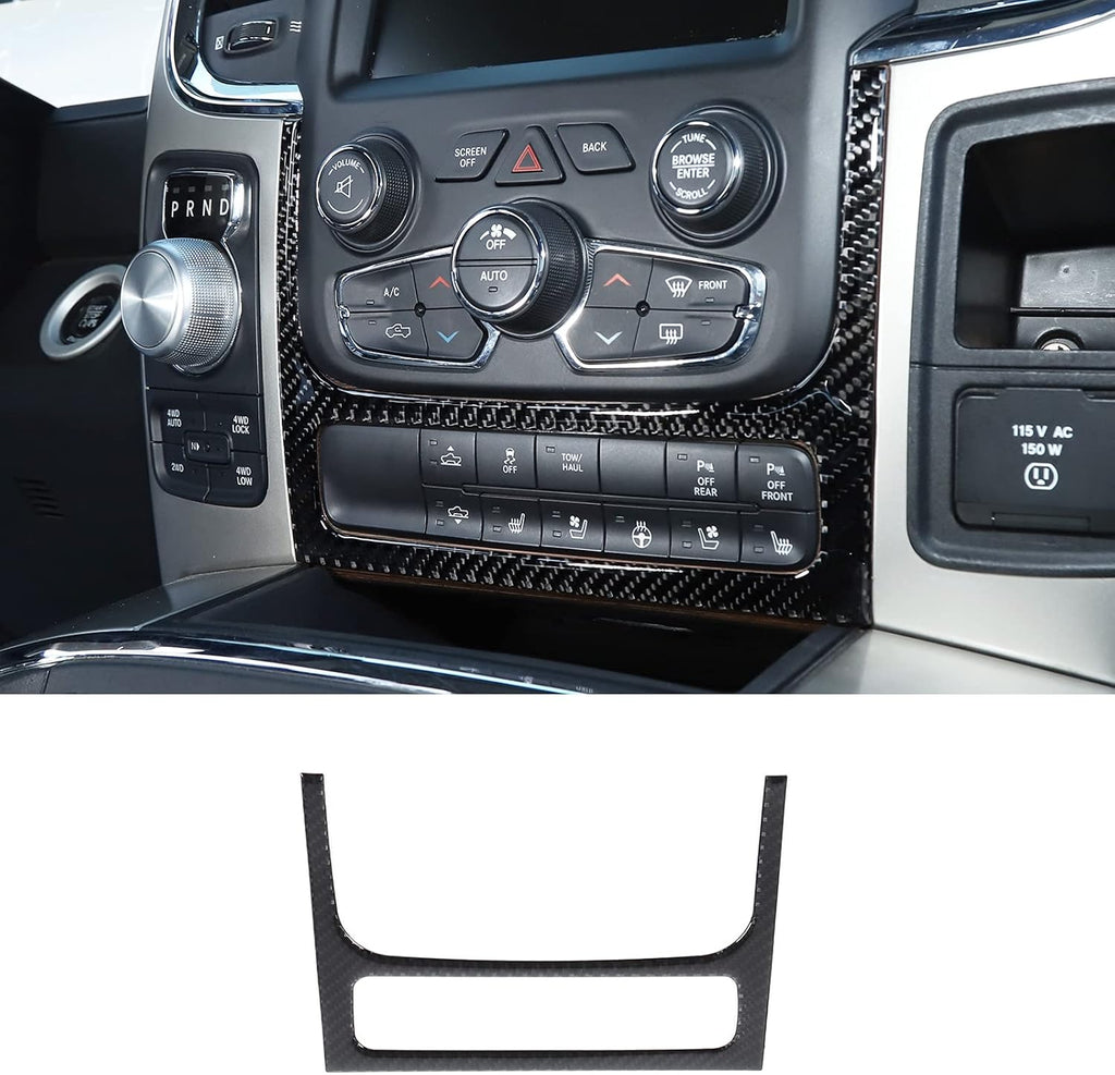 Chrome ABS Center Console Panel Trim Cover Pack of 2 H6456