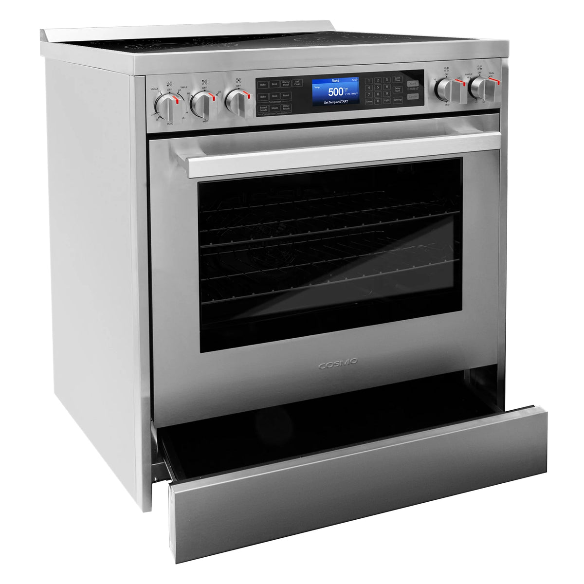 Stainless Steel Electric Range with Convection Oven A80926