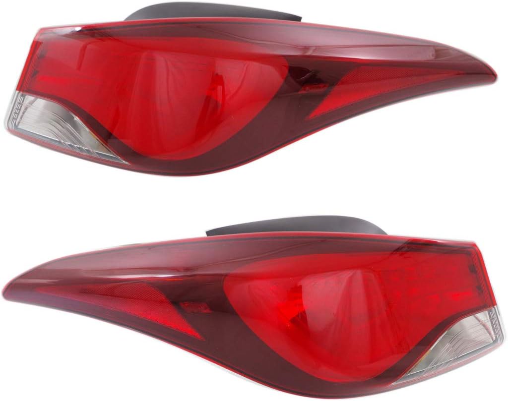 Tail Light Assembly Pair for Hyundai Elantra 2014 2015 2016 Inner Type K86470