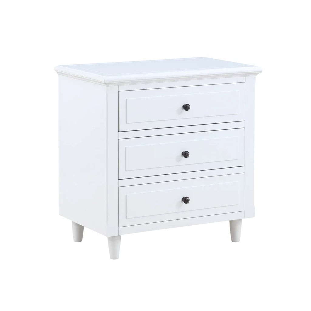 27.9" Oversized 3-Drawer Solid Wood Nightstand K3997