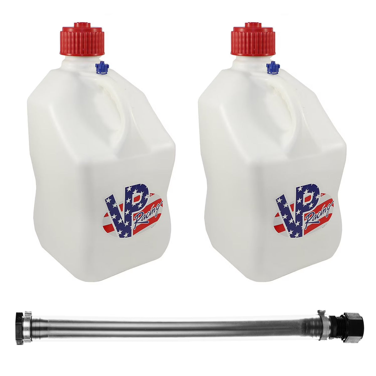 14 Inch Hose and 5 Gallon Jug, White & Patriotic (2 Pack) J669