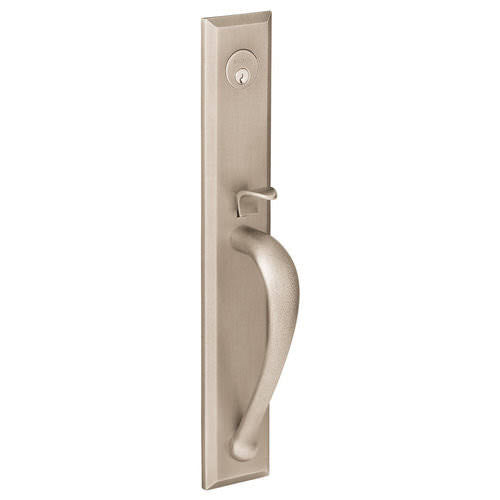 Satin Black Left Hand Dummy Entry Handleset D55912