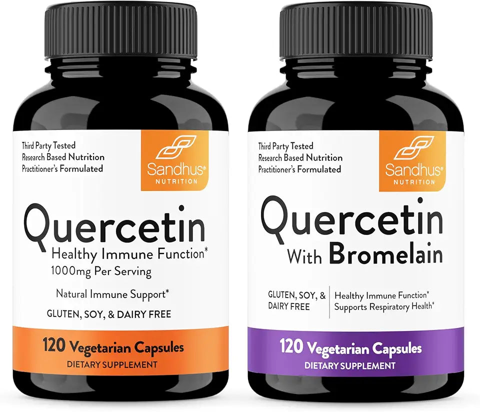 Quercetin 1000mg Bromelain Bioflavonoids Supplement X33545