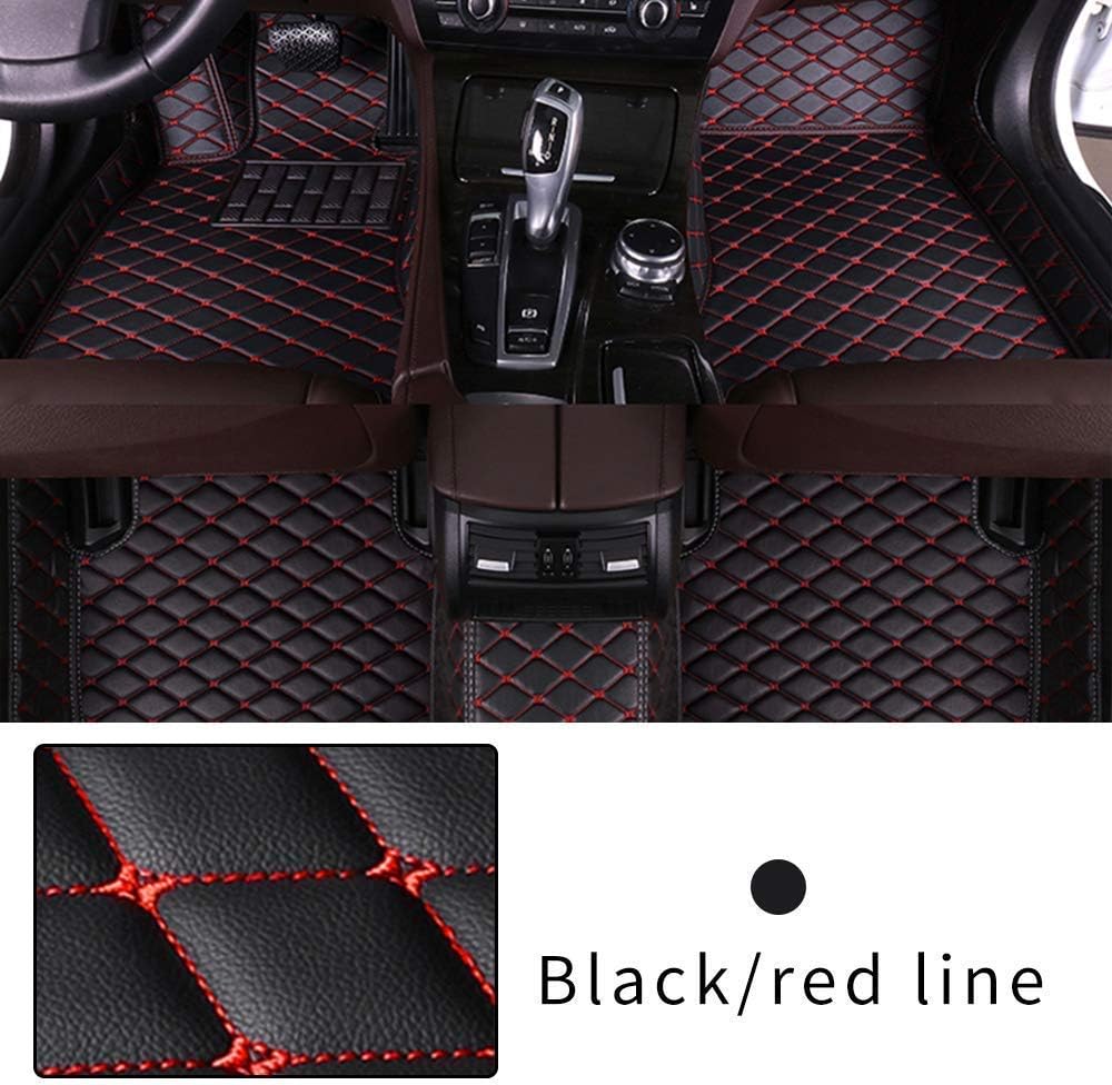 Black Beige Heavy Duty XPE Leather Car Floor Mat H320731