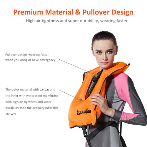 Inflatable Snorkel Vest Adult Snorkeling Jackets Y983342