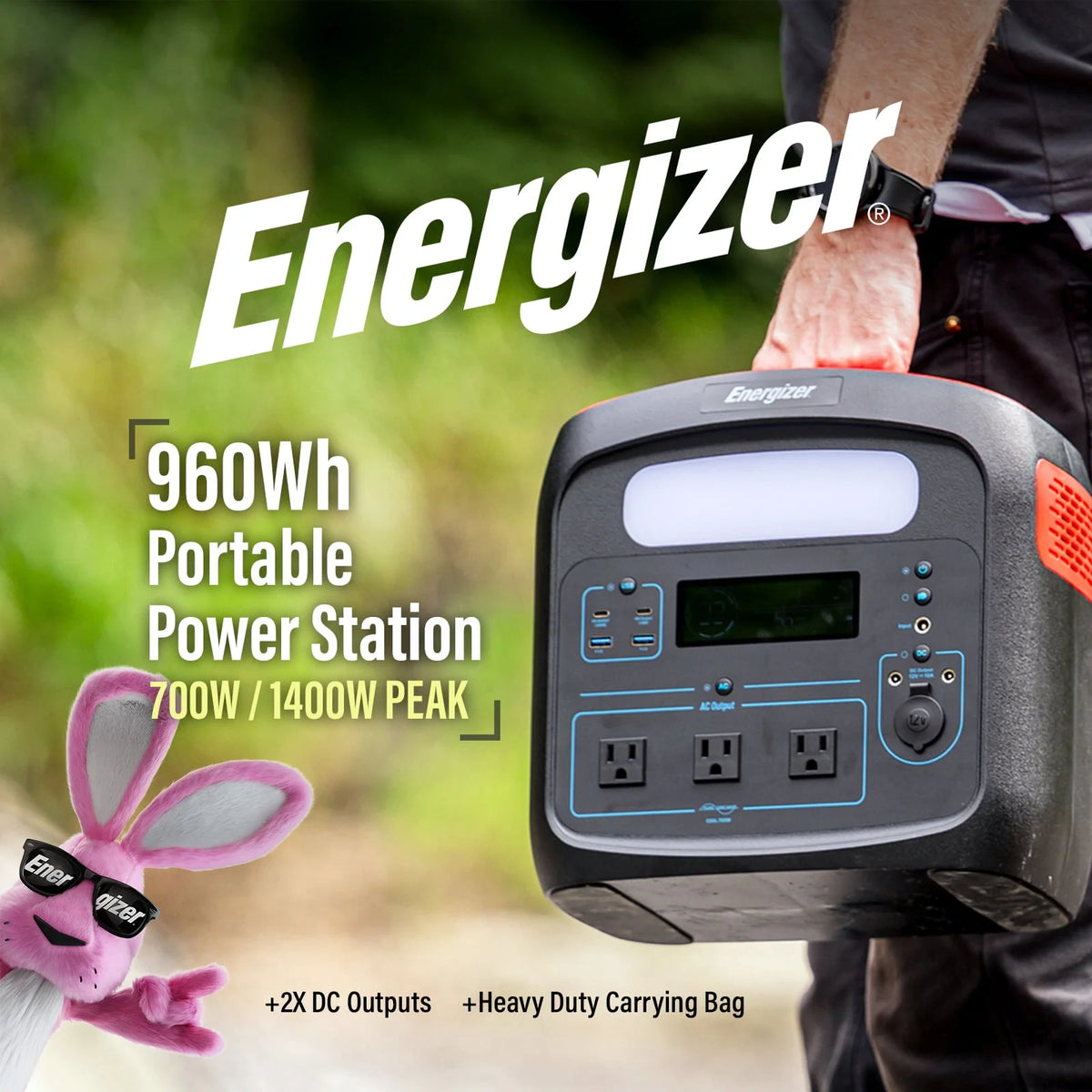960Wh 300000 mAh Portable Power Station with LiFePO4 Battery G611884