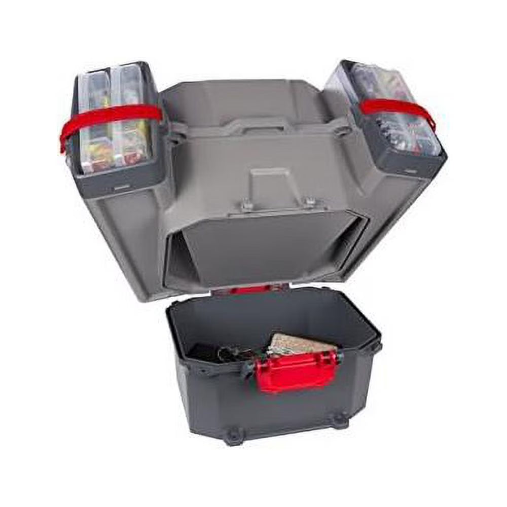 Grey/Red Tackle Box And Bait Storage Y203579