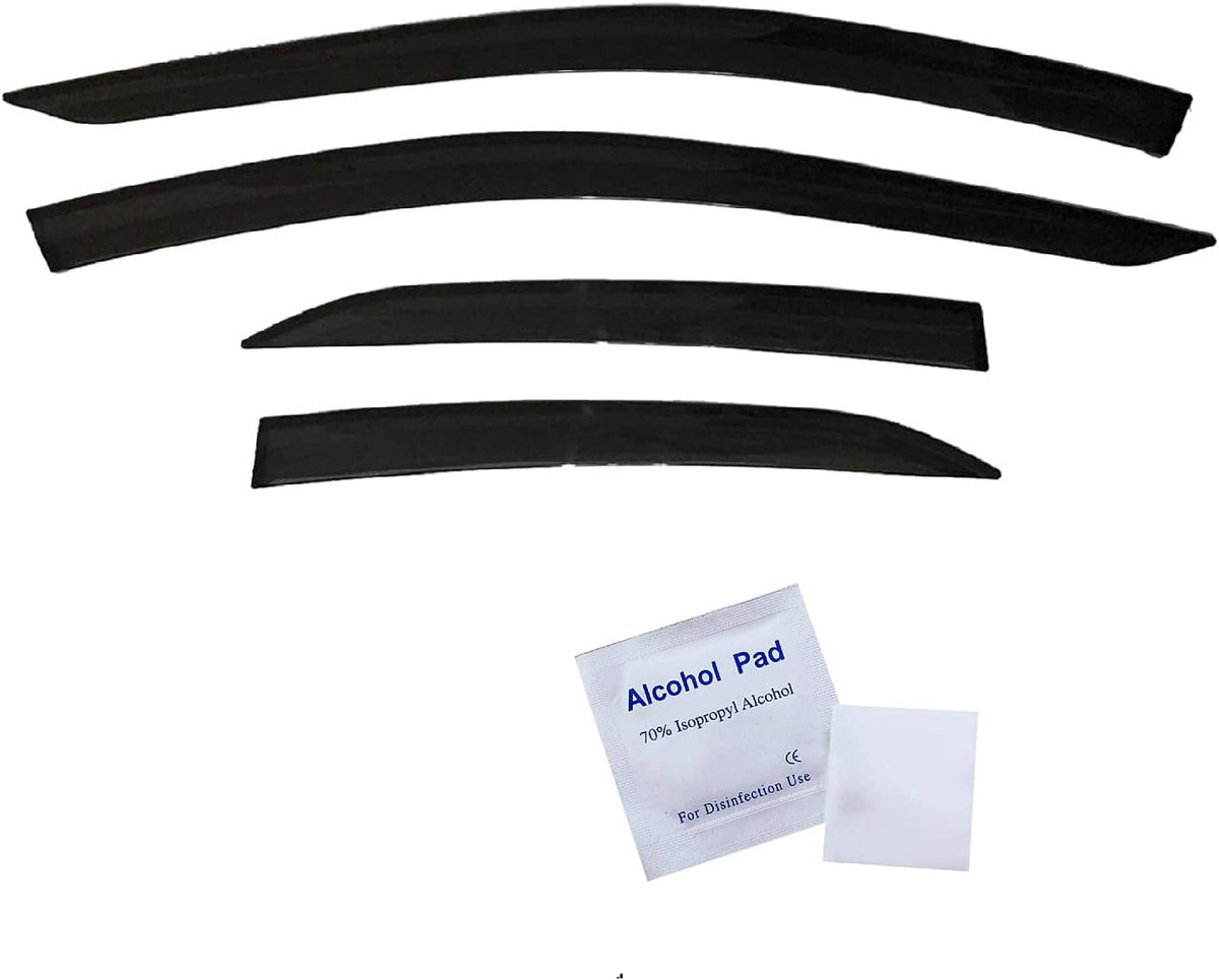 Dark Tinted Side Window Visor Deflectors Pack of 2 V97370