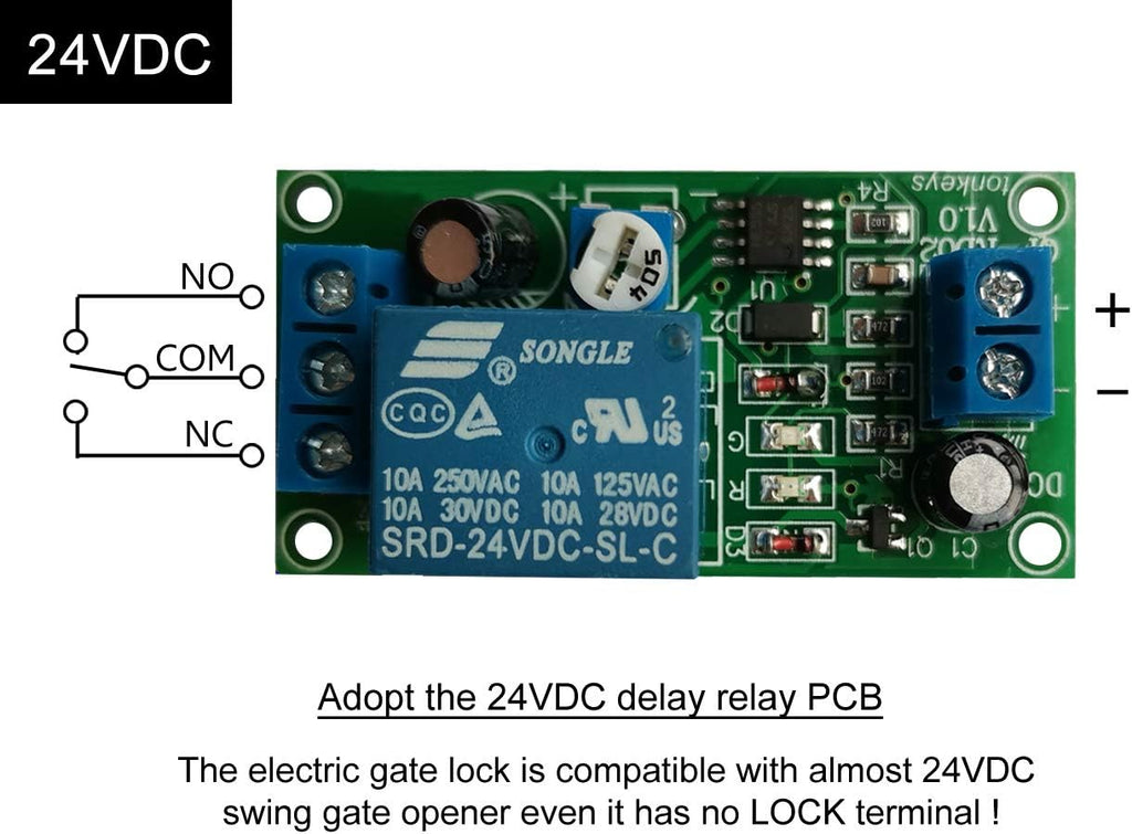 24VDC Automatic Electric Gate Lock L409