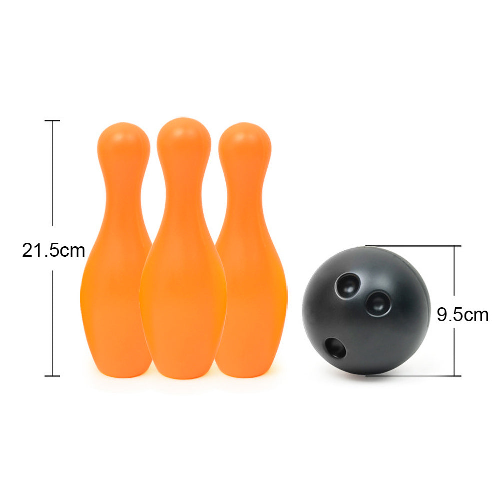 Colorful Bowling Pins Balls Indoor Puzzle Game Kids Educational Toy C92945