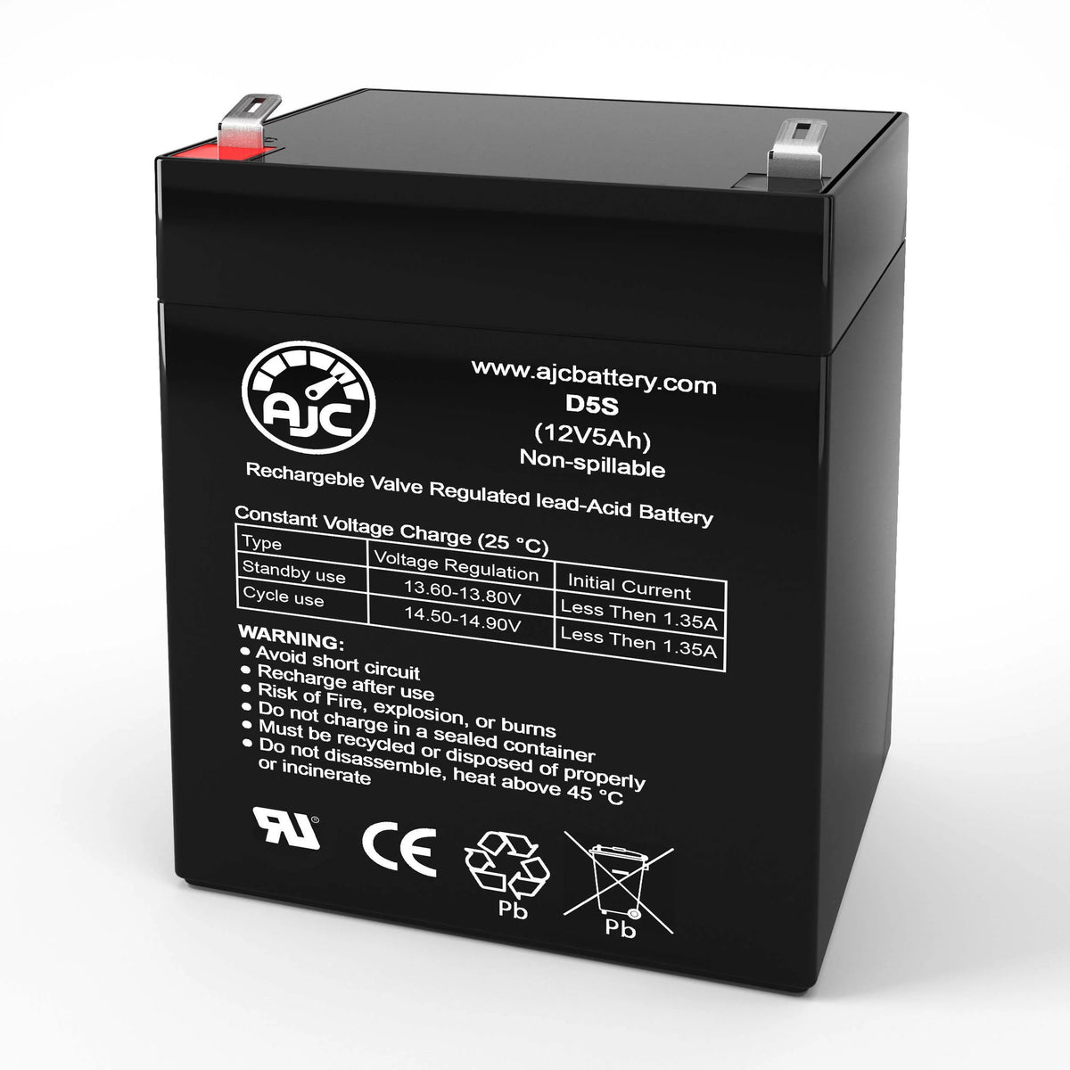 12V 5Ah UPS Battery U124