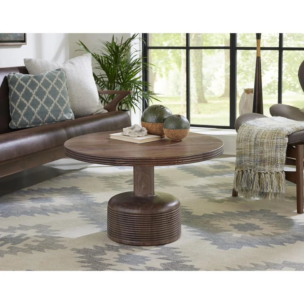 Solid Wood Round Coffee Table T4551
