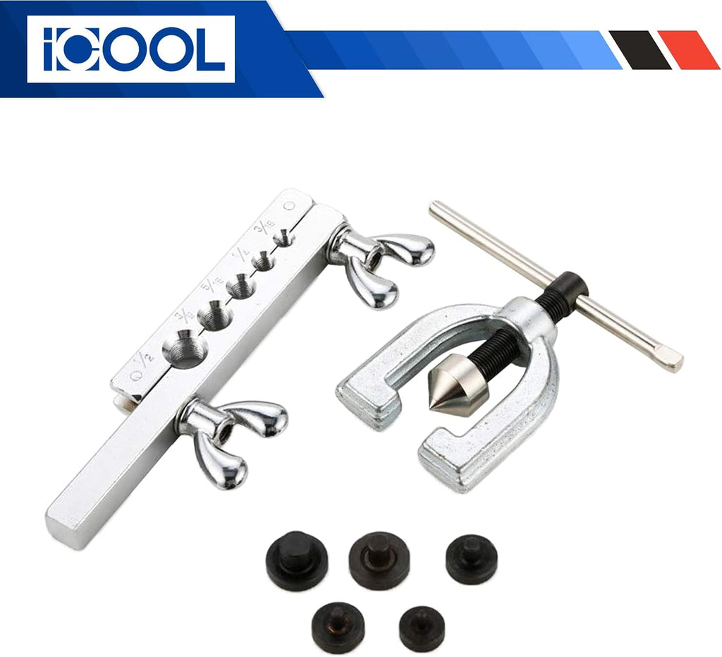 Auto Single & Double Flaring Tool Kit for Copper Aluminum Brake Line U492374