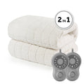 2-in-1 Reversible Heated and Cooling Mattress Pad Queen Size O4608