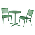 Green 3 Piece Bistro Patio Set X546