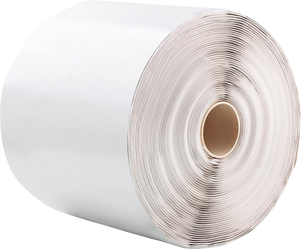 White 6” x 50 Ft Butyl Flex Sealant Tape Pack of 2 W66532