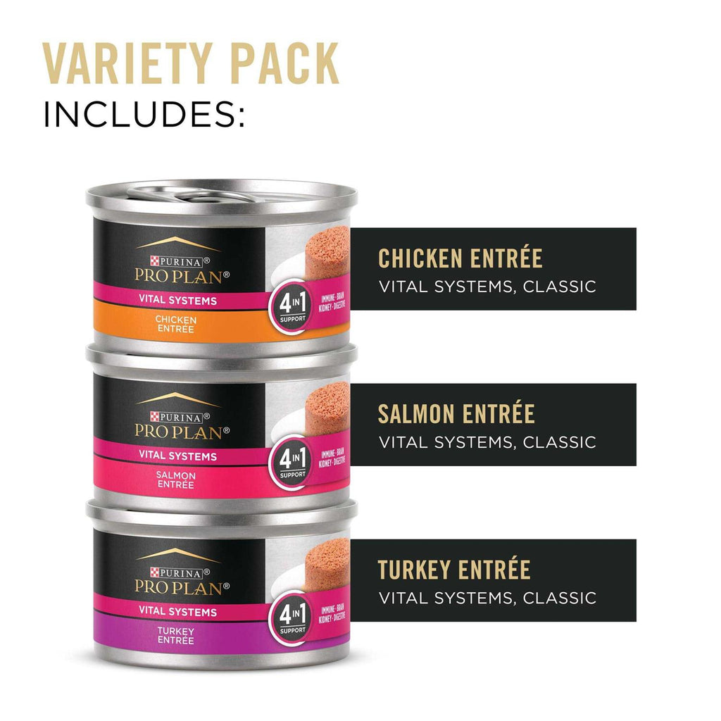Chicken Turkey & Salmon Entrée Variety Pack W6388