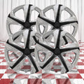 Set of 4 Chrome Silver 5 Spoke 16" Wheel Covers E649