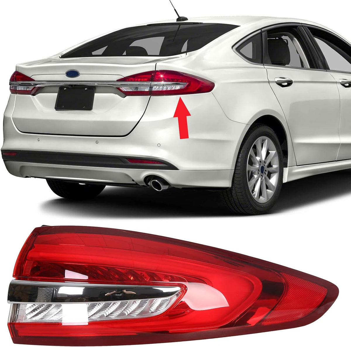 Tail Light Pair for Ford Fusion Mondeo O416999