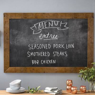 Rustic Light Walnut Chalkboard 18 x 42 Z9440