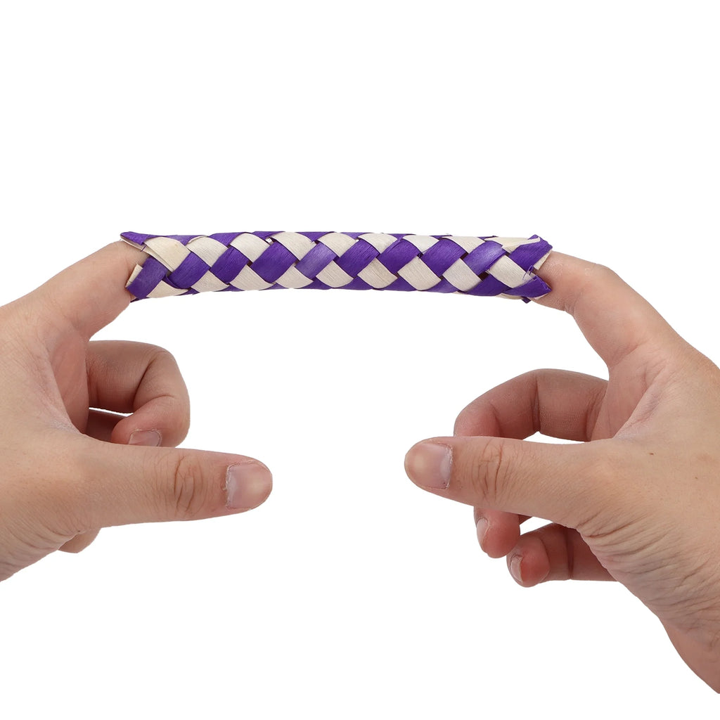 24pcs Bamboo Finger Trap Toy for Parrot Chew Toy N510