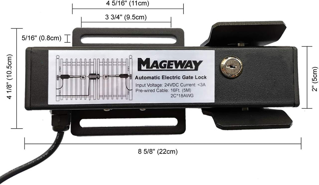 24VDC Automatic Electric Gate Lock L409