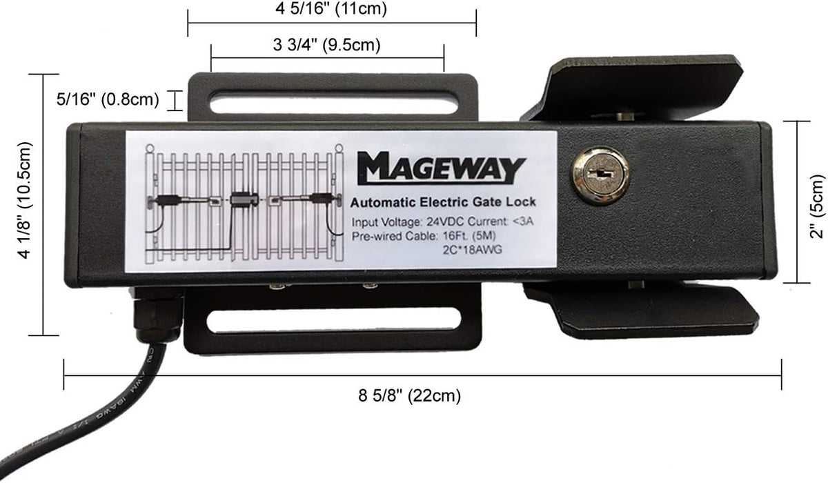 24VDC Automatic Electric Gate Lock L409