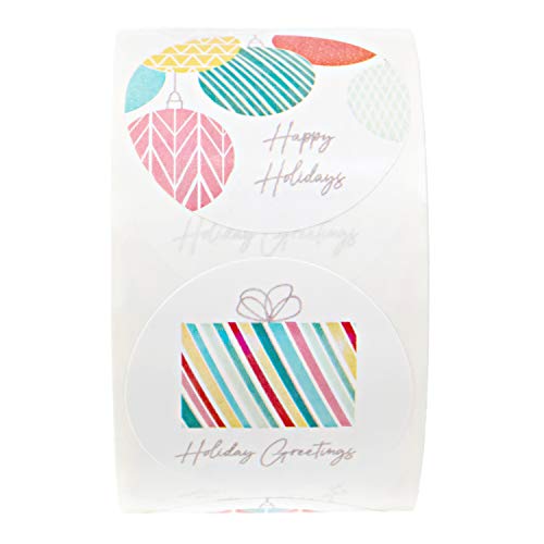 500 Multicolor Christmas Stickers Z458089