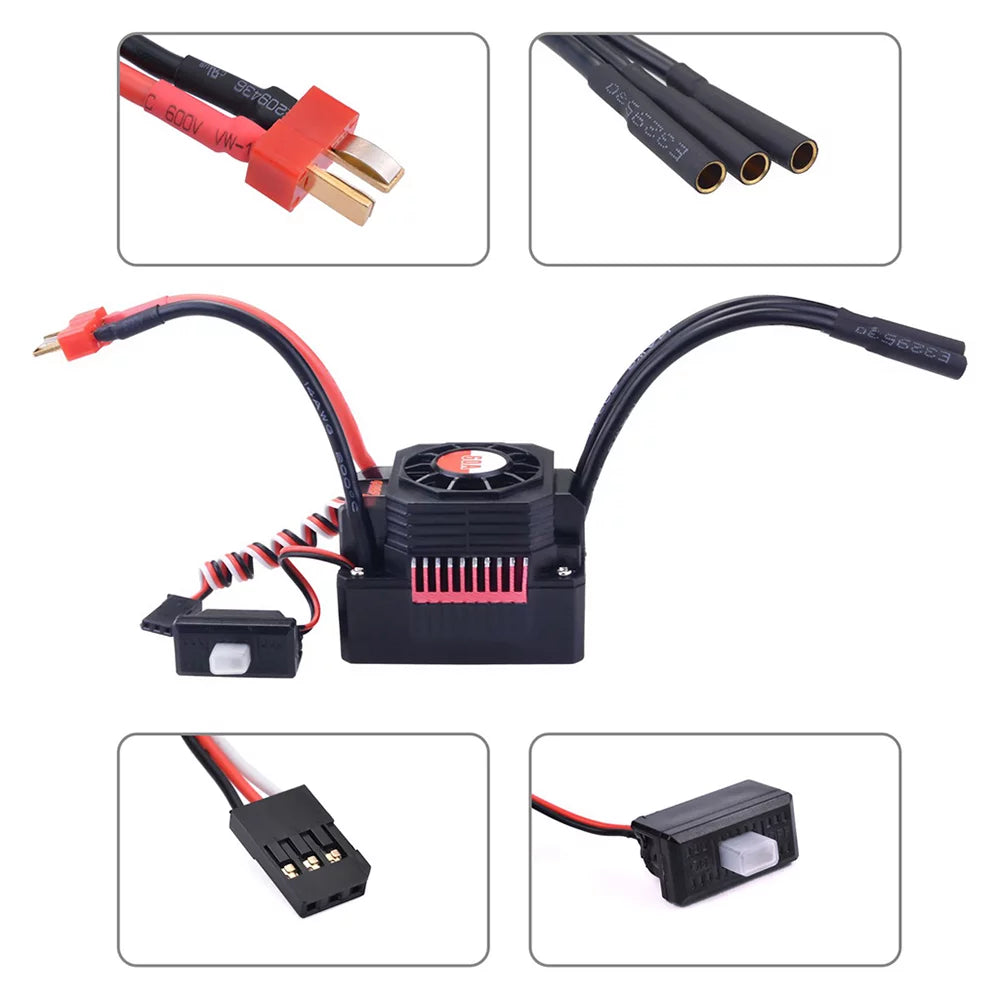 60A Brushless Waterproof Electronic Speed Controller S6186