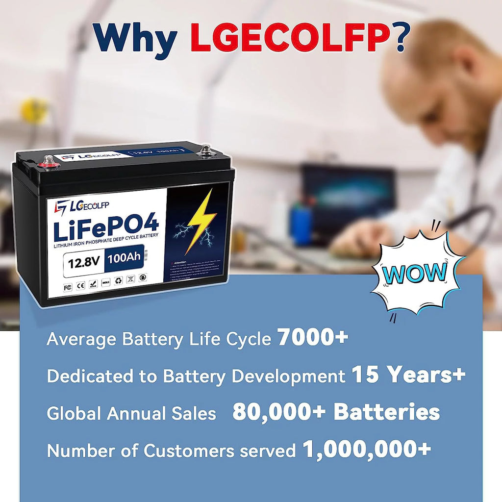 12V 100Ah LiFePO4 Battery G117528