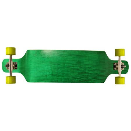 Green Concave Maple Longboard B193404