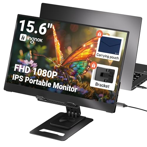 15.6 Inch FHD IPS Portable Monitor with Adjustable Stand U48451