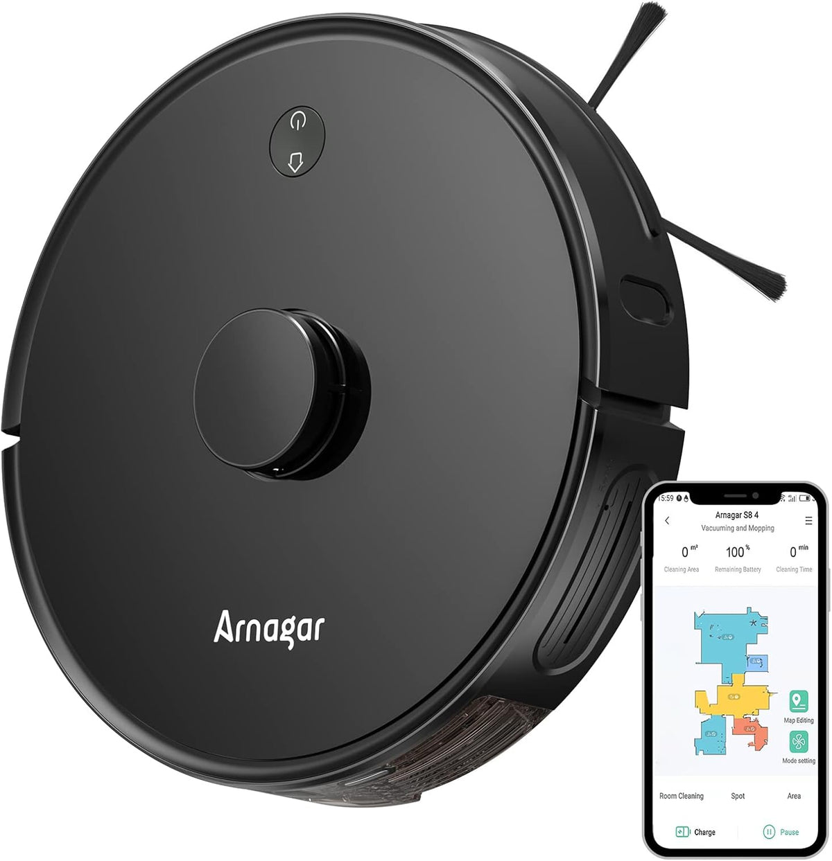 Robot Vacuum and Mop Combo D32858
