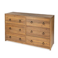 6-Drawer Engineered Wood Double Dresser H4836